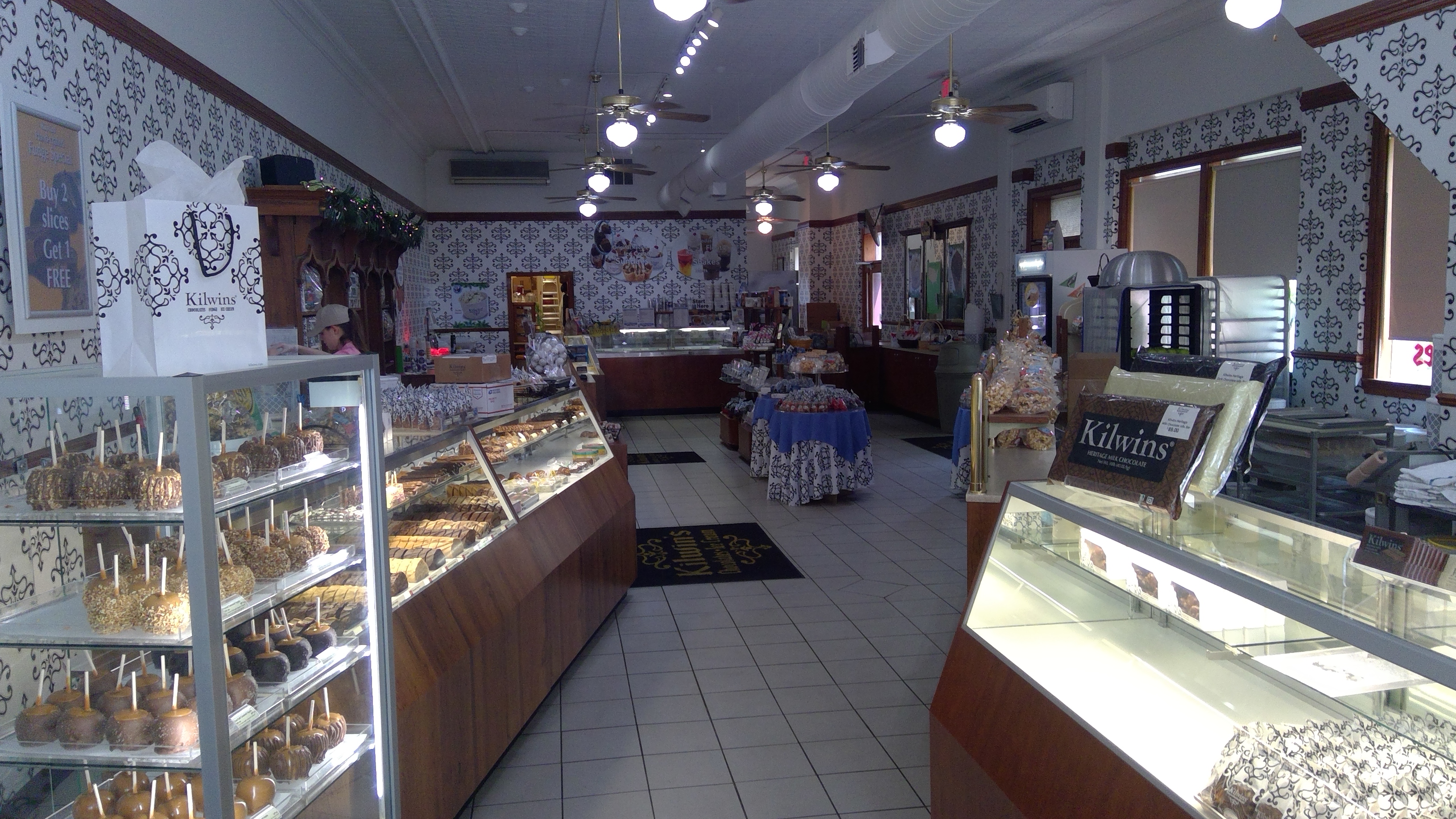 Interior photo of the Traverse City store