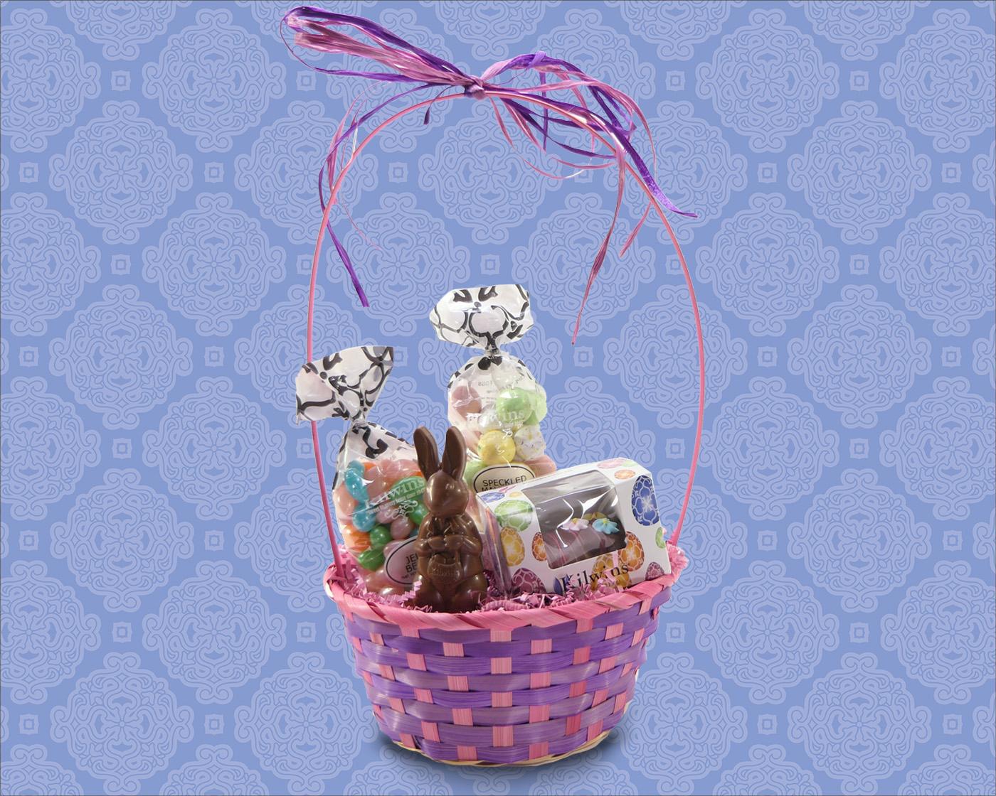 Easter Basket with Kilwins Products inside