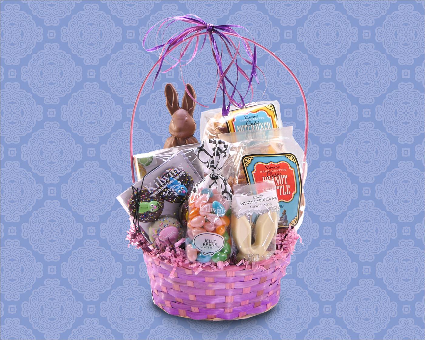 Easter Basket with Kilwins Products inside