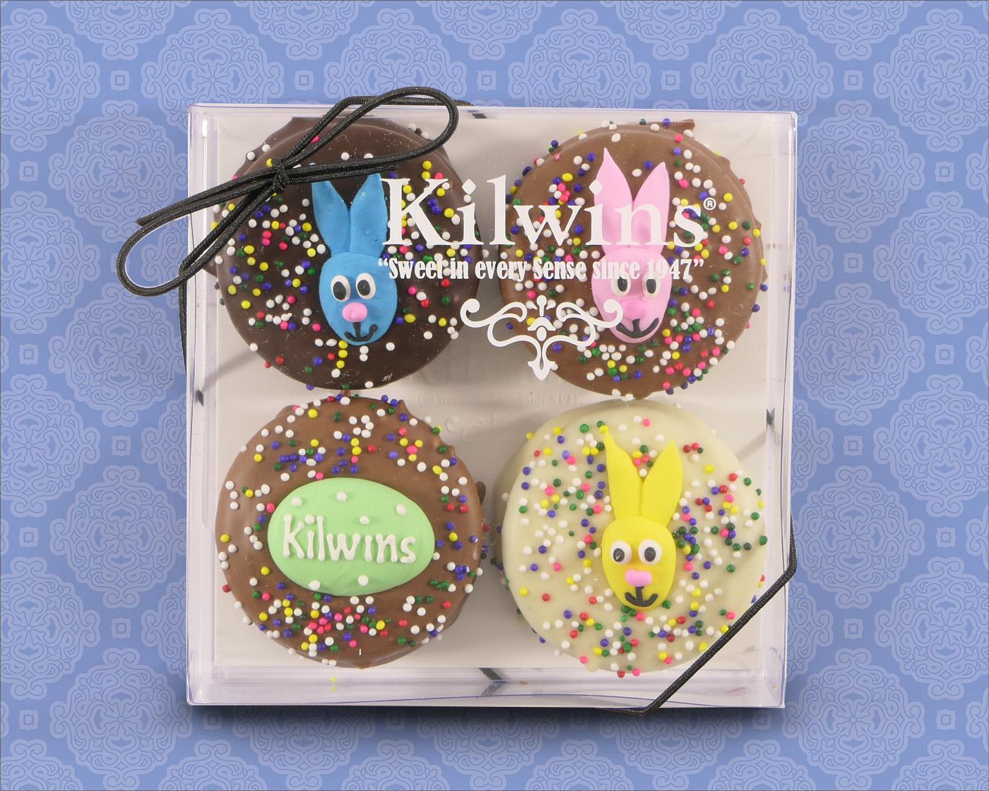 Easter decorated chocolate dipped OREO Cookies - 4 piece box