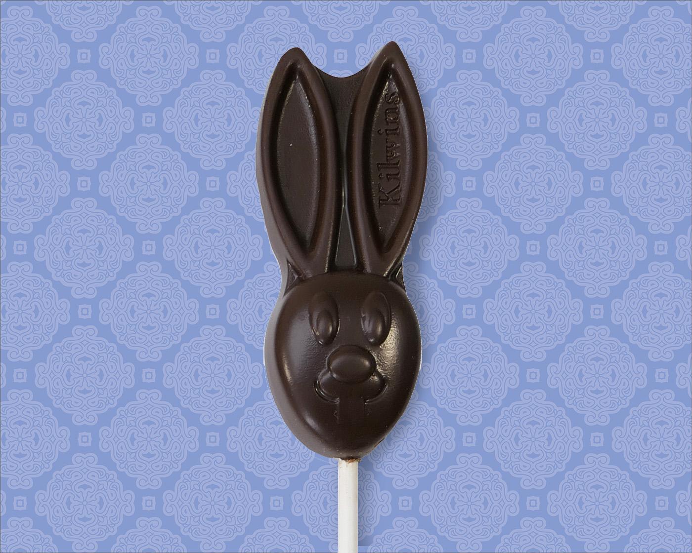 Dark Chocolate Easter Bunny Pop