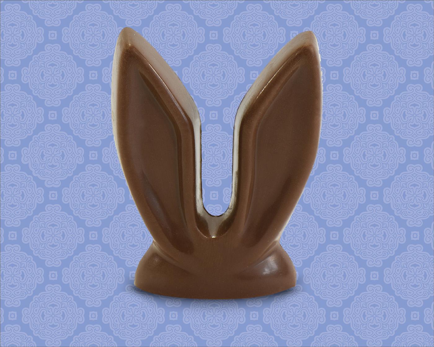 solid milk chocolate Easter Bunny ears