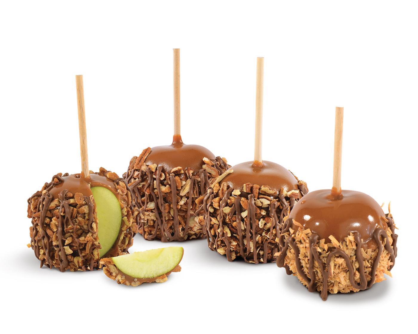 4 Pack Tuttle Caramel Apples