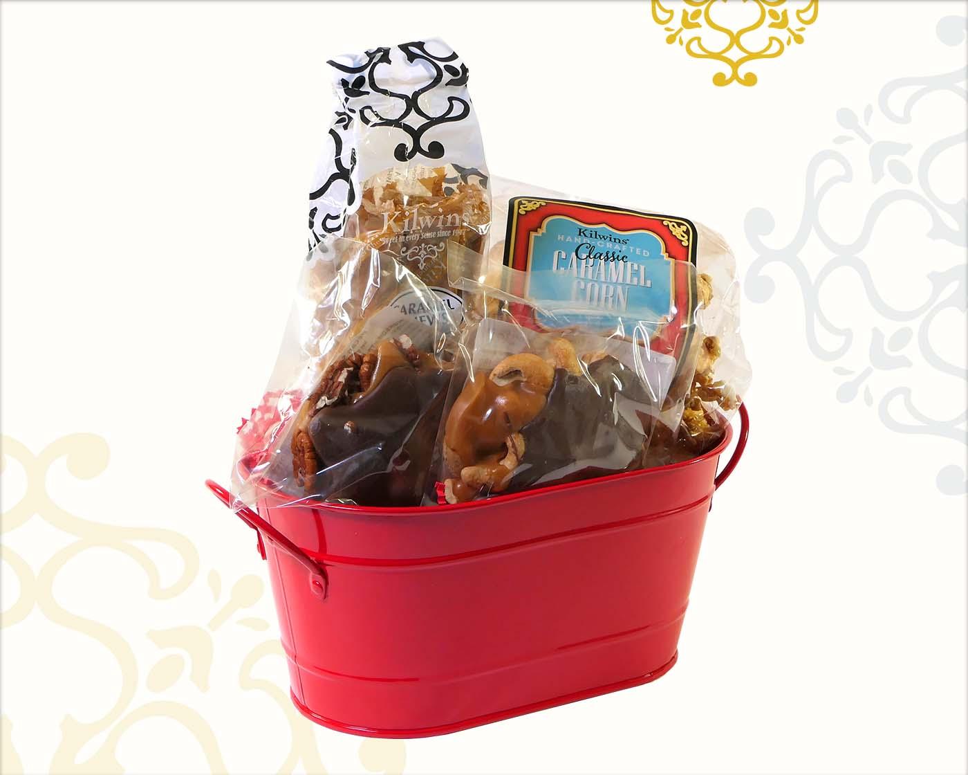 Holiday Gift Basket with Kilwins Products