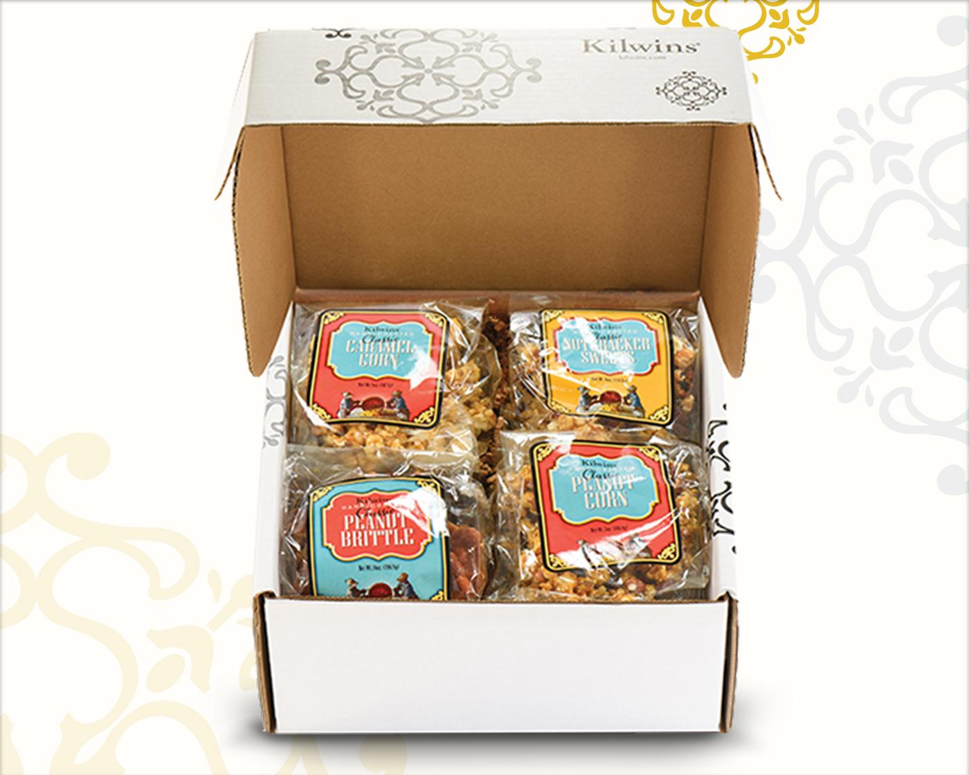 caramel corn & brittle box