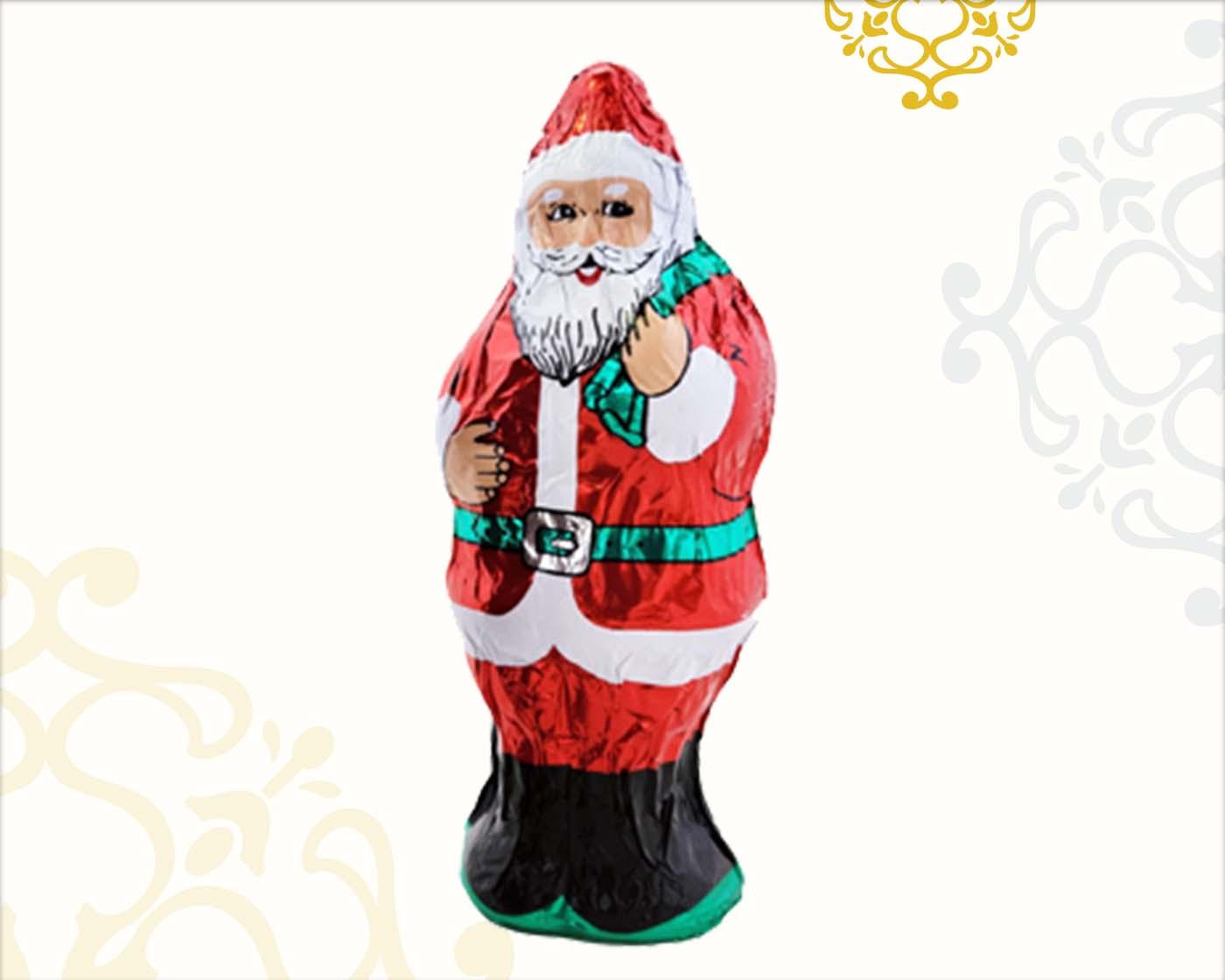 Foil wrapped chocolate Santa