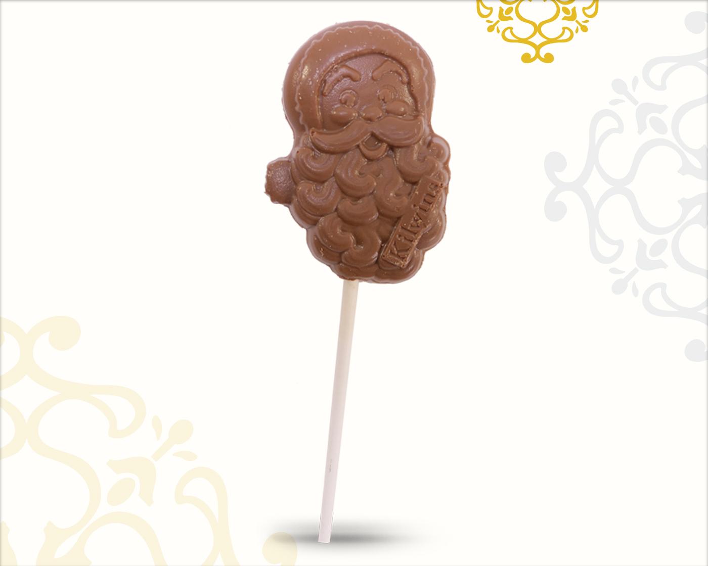 Milk Chocolate Santa Pop