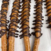 Caramel Covered Pretzels