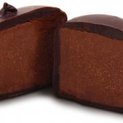 Photo of cut open Dark Chocolate Truffle 