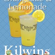 A graphic showing Kilwins Lemonade and Orangeade