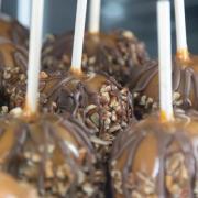 Close up picture of Caramel Apples